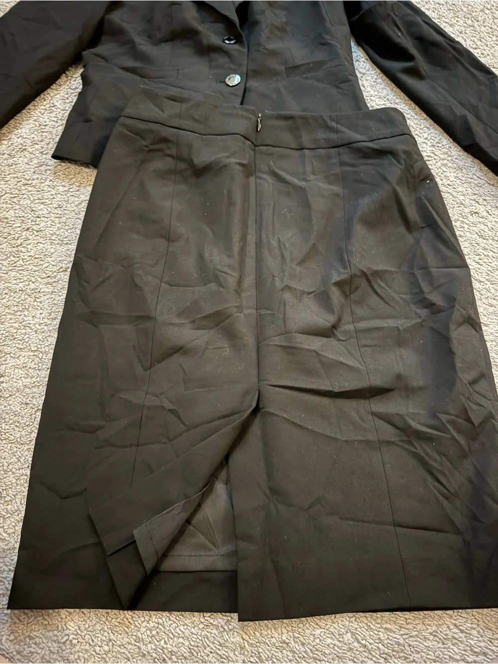 Calvin Klein Black Blazer with Light Gray Lining